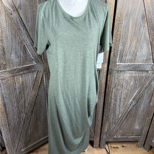 green and pink striped golf dress Stay In Your Lane Skort main image 0